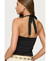 Edikted Women's Delcy Cut Out Halter Top