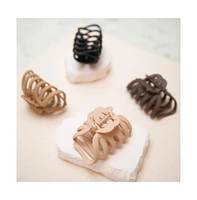 Extra Large Matte Claw Clip - Brown