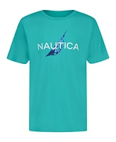 Nautica Big Boys Ocean Lockup Short Sleeve T-Shirt