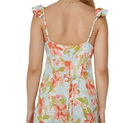 Roxy Juniors' Daydreamer Printed Sleeveless Maxi Dress