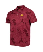 Tommy Bahama Men's Maroon Minnesota Golden Gophers Miramar Blooms Polo Shirt