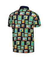 Puma Men's Navy Arnold Palmer Invitational Photo Mattr Polo Shirt