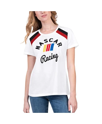G-iii 4Her by Carl Banks Women's White Nascar Score T-Shirt
