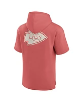 Fanatics Men's Red Kansas City Chiefs Elements Future Ground Lettering Short Sleeve Pullover Hoodie
