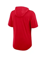 Nike Men's Red Kansas City Chiefs Lockup Tri-Blend Hoodie T-Shirt