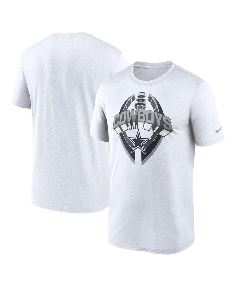 Nike Men's White Dallas Cowboys Legend Icon Performance T-Shirt