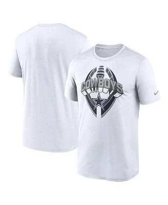 Nike Men's White Dallas Cowboys Legend Icon Performance T-Shirt