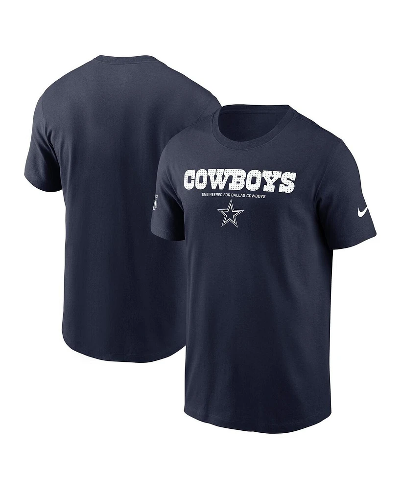Nike Men's Navy Dallas Cowboys Sideline Performance T-Shirt