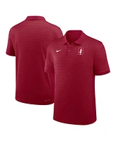 Nike Men's Cardinal Stanford 2025 Early Season Coaches Sideline Victory Stripe Performance Polo Shirt
