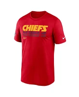 Nike Men's Red Kansas City Chiefs Sideline Legend Performance T-Shirt