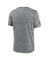Nike Men's Gray San Francisco 49ers Sideline Velocity Performance T-Shirt