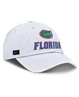 Nike Men's White Florida Gators 2025 Sideline Club Adjustable Hat