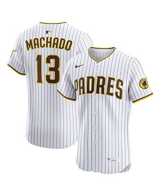 Nike Men's Manny Machado White San Diego Padres Home Elite Player Jersey
