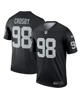 Nike Men's Maxx Crosby Black Las Vegas Raiders Team Legend Jersey