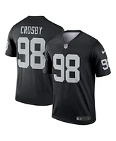 Nike Men's Maxx Crosby Black Las Vegas Raiders Team Legend Jersey