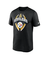 Nike Men's Black Pittsburgh Steelers Big Tall Primetime Legend Icon Performance T-Shirt