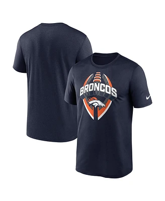Nike Men's Navy Denver Broncos Big Tall Primetime Legend Icon Performance T-Shirt