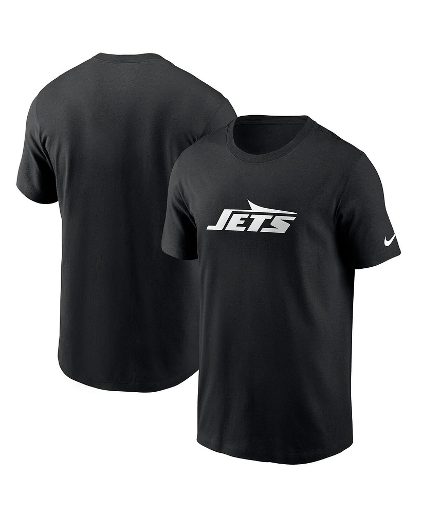 Nike Men's Black New York Jets Primary Logo T-Shirt