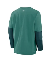 Nike Men's Green Boston Red Sox 2025 City Connect Authentic Collection Player Tri-Blend Performance Long Sleeve T-Shirt
