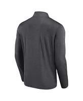 Fanatics Men's Heather Charcoal Tampa Bay Buccaneers Head-to-Head Quarter-Zip Pullover Hoodie