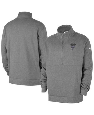 Nike Men's Heather Gray Golden State Valkyries React Club Half-Zip Pullover Hoodie