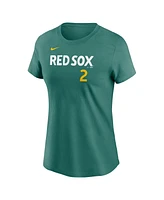 Nike Women's Alex Bregman Green Boston Red Sox 2025 City Connect Fuse Name Number T-Shirt
