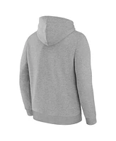 Fanatics Men's Heather Gray Utah Mammoth Primary Logo Legacy Fleece Pullover Hoodie