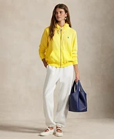 Polo Ralph Lauren Women's Lightweight Fleece Full-Zip Hoodie Sweatshirt