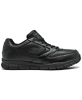 Skechers Men's Work Relaxed Fit- Nampa Slip Resistant Casual Sneakers from Finish Line
