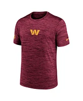 Nike Men's Burgundy Washington Commanders Sideline Velocity Performance T-Shirt