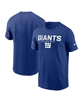 Nike Men's Royal New York Giants Sideline Performance T-Shirt