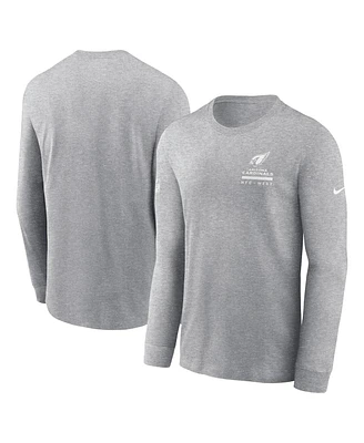 Nike Men's Gray Arizona Cardinals Sideline Performance Long Sleeve T-Shirt