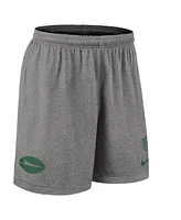 Nike Men's Black New York Jets Sideline Reversible Performance Shorts