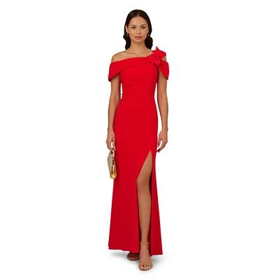 Adrianna Papell Women's Asymmetric Mermaid Dress