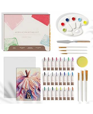 Hearth & Harbor 34-pc Acrylic Paint Set