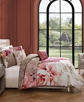 Bebejan Florence Bedding 200 Thread Count 100% Cotton 5 Piece King Size Reversible Comforter Set
