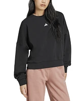 adidas Women's Essentials Crewneck Small-Logo Sweatshirt