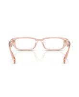 Prada Women's Rectangle Eyeglasses, Pr B05V