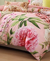 Bebejan Spring Forever Bedding 100% Cotton Sateen 5 Piece King Size Reversible Comforter Set
