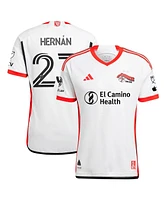 Adidas Men's Hernan Lopez White San Jose Earthquakes 2025 the 50 Kit Authentic Player Jersey