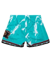Mitchell & Ness Women's Teal Vancouver Grizzlies Marble Shorts