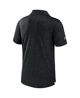 Fanatics Men's Black Arizona Coyotes Authentic Pro Jacquard Polo Shirt