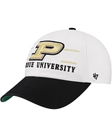 '47 Brand Men's White Purdue Boilermakers Gridiron Clean Up Adjustable Hat