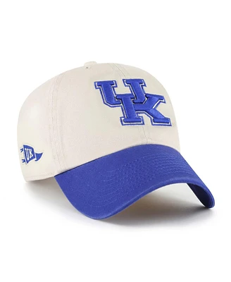 '47 Brand Men's Cream Kentucky Wildcats Grand Stand Clean Up Adjustable Hat