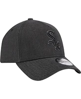 New Era Men's Charcoal Chicago White Sox Logo Essentials 9FORTY A-Frame Adjustable Hat