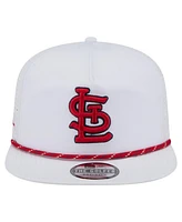 New Era Men's White St. Louis Cardinals Perforated Golfer Snapback Hat