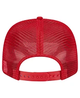 New Era Men's Red Washington Nationals Flag 9SEVENTY Coolera Stretch-Snap Hat