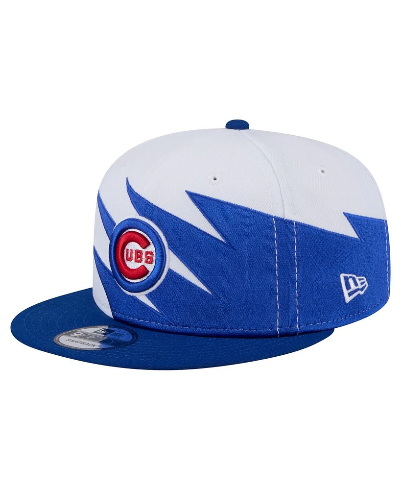 New Era Men's Royal/White Chicago Cubs Jagged 9FIFTY Snapback Hat