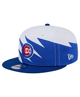New Era Men's Royal/White Chicago Cubs Jagged 9FIFTY Snapback Hat