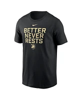 Nike Men's Black Army Black Knights Local Performance T-Shirt